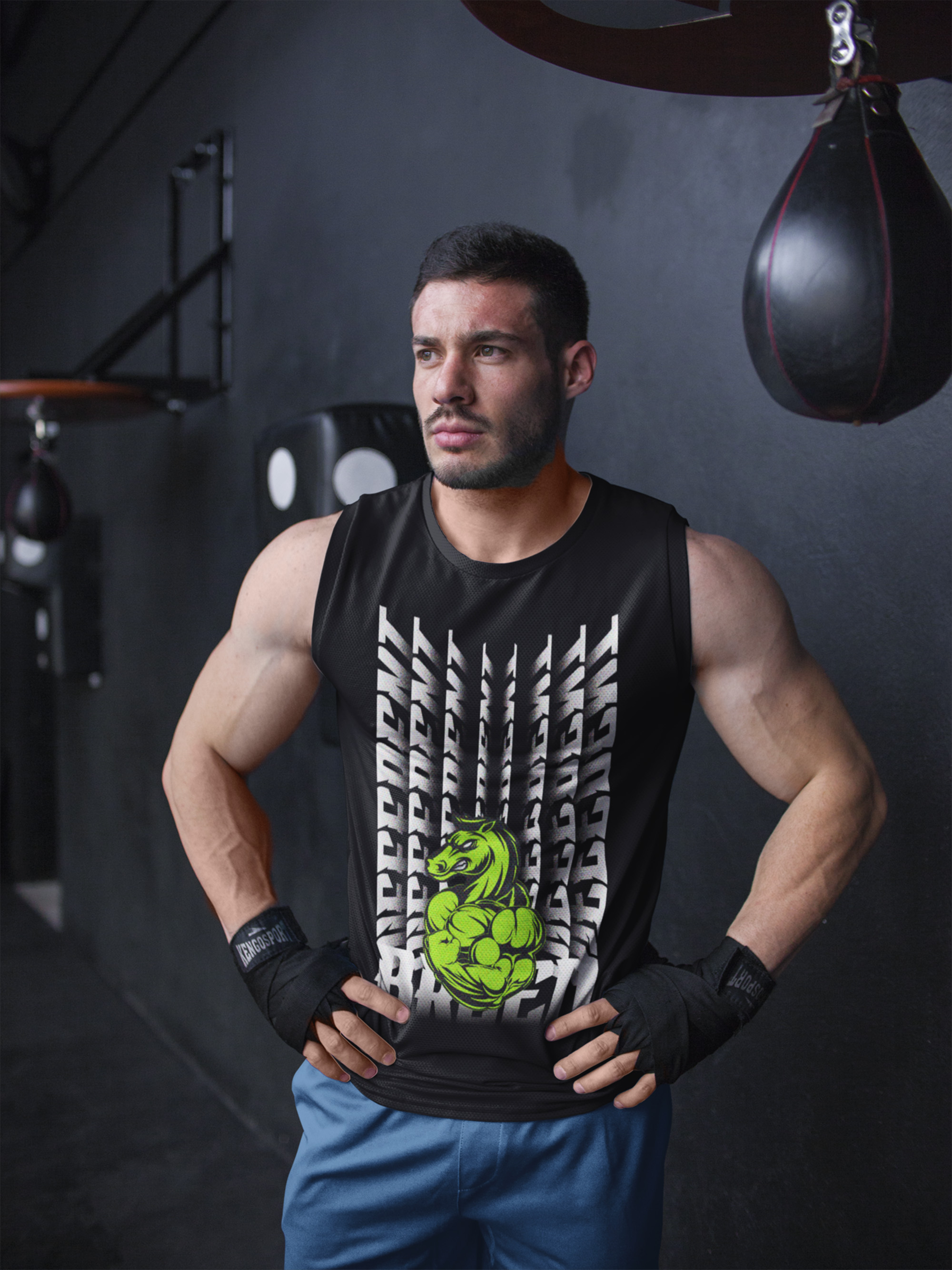 mockup-of-a-muscular-man-wearing-custom-sportswear-while-near-the-boxing-speed-bag-a16799