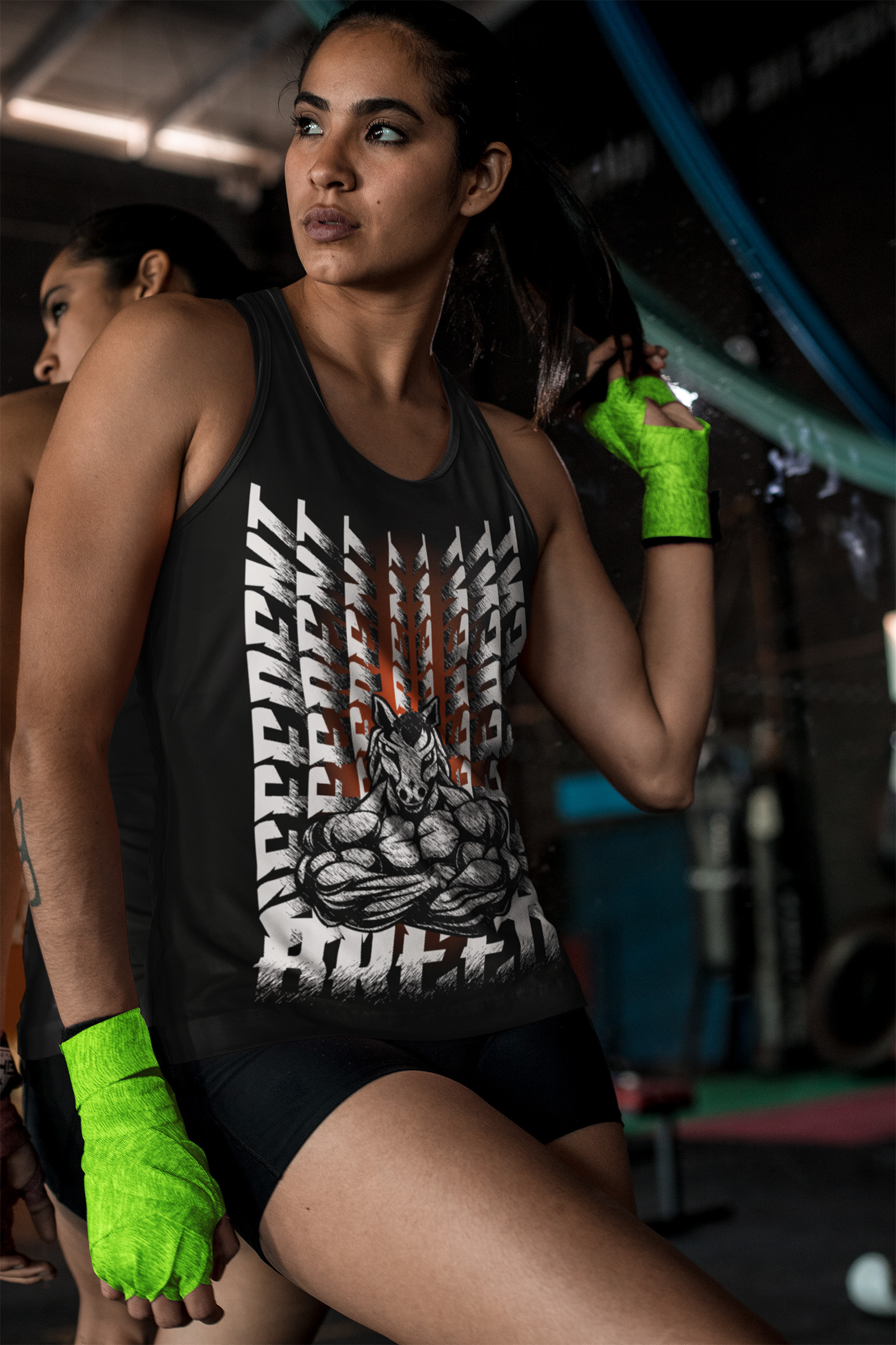 tank-top-mockup-of-a-female-mma-fighter-at-a-gym-26256